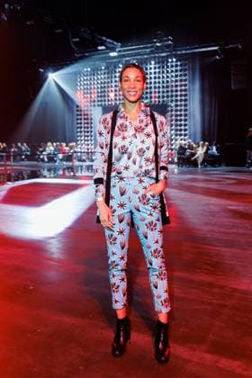 Berlin Fashion Week - Killian Kerner Annabelle Mandeng bei der Kilian Kerner Fashion Show im Rahmen der Berlin Fashion Week in der Uber Eats Music Hall am 31.01.2025 in Berlin Copyright: xEventpressxKochanx