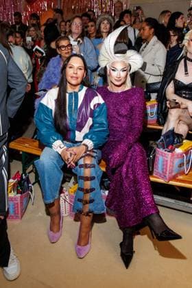 Berlin Fashion Week - Marina Hoermanseder Natascha Ochsenknecht und Candy Crash bei der Marina Hoermanseder Fashion Show im Rahmen der Berlin Fashion Week im Oderberger Hotel am 31.01.2025 in Berlin Copyright: xEventpressxKochanx