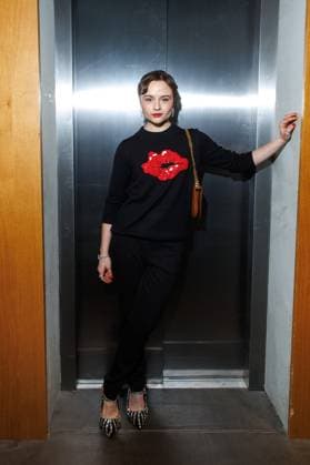 Berlin Fashion Week - Killian Kerner Lena Urzendowsky bei der Kilian Kerner Fashion Show im Rahmen der Berlin Fashion Week in der Uber Eats Music Hall am 31.01.2025 in Berlin Copyright: xEventpressxKochanx