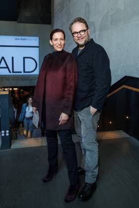 Berlin Fashion Week - Killian Kerner Ulrike Frank und Marc Schubring bei der Kilian Kerner Fashion Show im Rahmen der Berlin Fashion Week in der Uber Eats Music Hall am 31.01.2025 in Berlin Copyright: xEventpressxKochanx