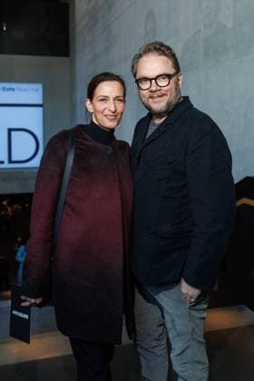 Berlin Fashion Week - Killian Kerner Ulrike Frank und Marc Schubring bei der Kilian Kerner Fashion Show im Rahmen der Berlin Fashion Week in der Uber Eats Music Hall am 31.01.2025 in Berlin Copyright: xEventpressxKochanx