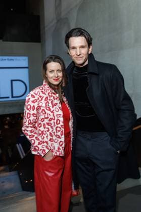 Berlin Fashion Week - Killian Kerner Alice Dwyer und Sabin Tambrea bei der Kilian Kerner Fashion Show im Rahmen der Berlin Fashion Week in der Uber Eats Music Hall am 31.01.2025 in Berlin Copyright: xEventpressxKochanx