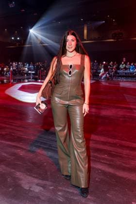 Berlin Fashion Week - Killian Kerner Anastasia Barner bei der Kilian Kerner Fashion Show im Rahmen der Berlin Fashion Week in der Uber Eats Music Hall am 31.01.2025 in Berlin Copyright: xEventpressxKochanx