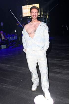 Felix Nieder bei der Marcel Ostertag Fashion Show auf der Berlin Fashion Week A W 2025 in der Uber Eats Music Hall. Berlin, 31.01.2025