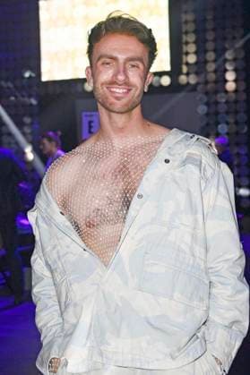 Felix Nieder bei der Marcel Ostertag Fashion Show auf der Berlin Fashion Week A W 2025 in der Uber Eats Music Hall. Berlin, 31.01.2025