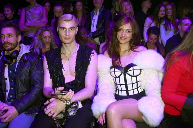 Frieder Sell und Grace Zakhour bei der Marcel Ostertag Fashion Show auf der Berlin Fashion Week A W 2025 in der Uber Eats Music Hall. Berlin, 31.01.2025