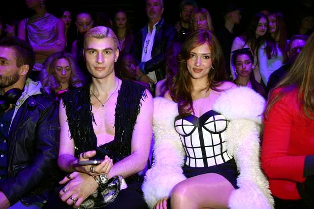 Frieder Sell und Grace Zakhour bei der Marcel Ostertag Fashion Show auf der Berlin Fashion Week A W 2025 in der Uber Eats Music Hall. Berlin, 31.01.2025