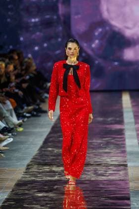 Berlin Fashion Week - Marc Cain Fashion Show Parallel Universe Alessandra Ambrosio bei der Marc Cain Fashion Show Parallel Universe im Rahmen der Berlin Fashion Week Fall Winter 2025 im Kraftwerk Berlin am 31.01.2025 . Copyright: xEventpressxKochanx