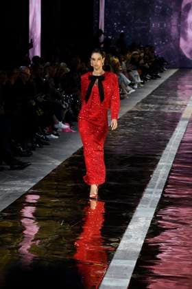 Alessandra Ambrosio bei der MARC CAIN FASHION SHOW im Rahmen der Berlin Fashion Week Herbert Winter 2025 in Berlin am 31.01.2025