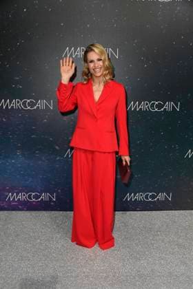 Michelle Hunziker bei der MARC CAIN FASHION SHOW im Rahmen der Berlin Fashion Week Herbert Winter 2025 in Berlin am 31.01.2025