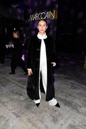Peri Baumeister bei der MARC CAIN FASHION SHOW im Rahmen der Berlin Fashion Week Herbert Winter 2025 in Berlin am 31.01.2025