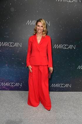 Michelle Hunziker bei der MARC CAIN FASHION SHOW im Rahmen der Berlin Fashion Week Herbert Winter 2025 in Berlin am 31.01.2025