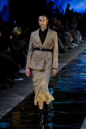 Model bei der MARC CAIN FASHION SHOW im Rahmen der Berlin Fashion Week Herbert Winter 2025 in Berlin am 31.01.2025