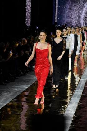 Alessandra Ambrosio bei der MARC CAIN FASHION SHOW im Rahmen der Berlin Fashion Week Herbert Winter 2025 in Berlin am 31.01.2025