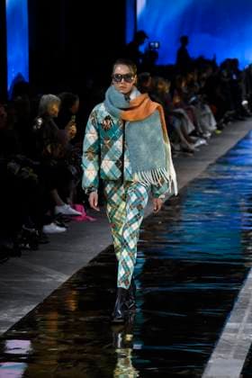 Model bei der MARC CAIN FASHION SHOW im Rahmen der Berlin Fashion Week Herbert Winter 2025 in Berlin am 31.01.2025