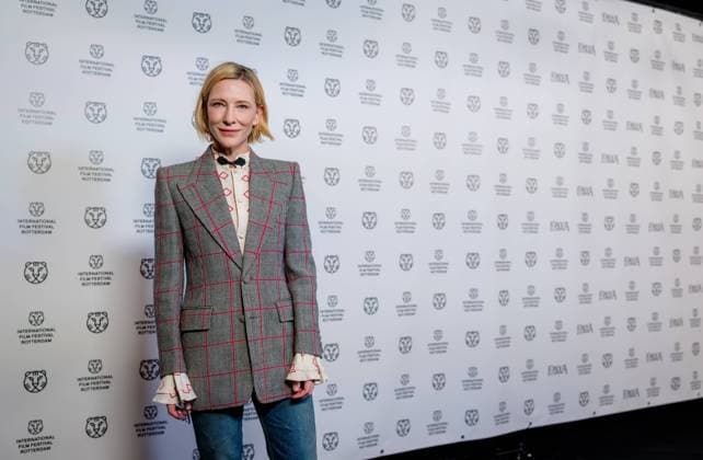 Bilder des Jahres 2025, Entertainment 02 Februar Entertainment Themen der Woche KW05 ROTTERDAM - Actress Cate Blanchett prior to the premiere of Rumours at the International Film Festival Rotterdam (IFFR). Blanchett plays the lead role in the comedy film by Canadian director Guy Maddin. ANP MARCO DE SWART netherlands out - belgium out  Copyright: xx x518856510x originalFilename: 518856510.jpg
