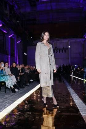 31.01.2025, Kelly Piquet zur Marc Cain Fashion Show Parallel Universe zur Berlin Fashion Week 2025, Kraftwerk Berlin, Berlin, Berlin Deutschland