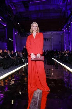 31.01.2025, Michelle Hunziker, zur Marc Cain Fashion Show Parallel Universe zur Berlin Fashion Week 2025, Kraftwerk Berlin, Berlin, Berlin Deutschland