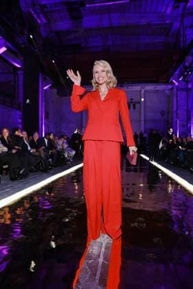 31.01.2025, Michelle Hunziker, zur Marc Cain Fashion Show Parallel Universe zur Berlin Fashion Week 2025, Kraftwerk Berlin, Berlin, Berlin Deutschland