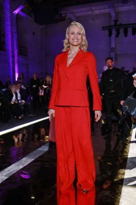 31.01.2025, Michelle Hunziker, , zur Marc Cain Fashion Show Parallel Universe zur Berlin Fashion Week 2025, Kraftwerk Berlin, Berlin, Berlin Deutschland