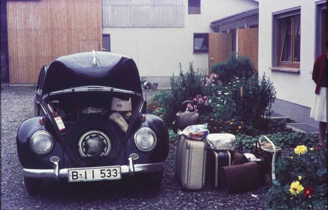 Archivbilder der Woche KW05 Verreisen GER, 20240809, ca, 1960, Autoreise in der nachkriegszeit *** Travel GER, 20240809, ca, 1960, car journey in the post-war period