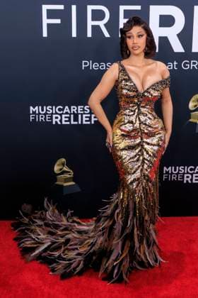 February 2, 2025, Los Angeles, California, USA: Cardi B at the 67th Grammy Awards held on Sunday February 2, 2025 at Crypto.com Arena in Los Angeles California. JAVIER ROJAS PI Los Angeles USA - ZUMAp124 20250202_zaa_p124_011 Copyright: xJavierxRojasx