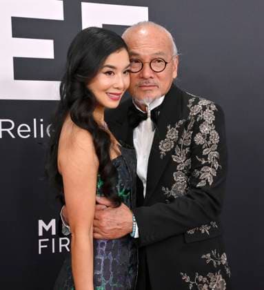 Sangeeta Kaur and Hai Nguyen arrive for the 67th Annual Grammy Awards at Crypto.com Arena in Los Angeles on February 2, 2025. The awards ceremony will honor the best recordings, compositions, and artists from September 16, 2023, to August 30. 2024, as chosen by the members of the Recording Academy.  LAP20250202482 JIMxRUYMEN