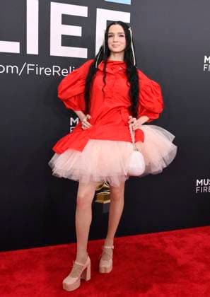 Poppy arrives for the 67th Annual Grammy Awards at Crypto.com Arena in Los Angeles on February 2, 2025. The awards ceremony will honor the best recordings, compositions, and artists from September 16, 2023, to August 30. 2024, as chosen by the members of the Recording Academy.  LAP20250202484 JIMxRUYMEN
