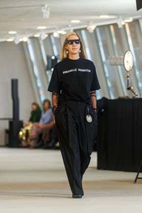 Berlin Fashion Week - 10 Year Anniversary William Fan Model bei der 10 Year Anniversary William Fan Fashion Show im Rahmen der Berlin Fashion Week Herbst Winter 2025 in der Philharmonie am 03.02.2025 in Berlin. Copyright: xEventpressxKochanx