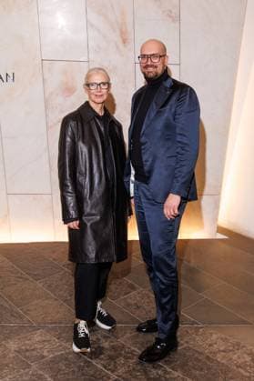 Berlin Fashion Week - 10 Year Anniversary William Fan Christiane Arp und Michael Biel bei der 10 Year Anniversary William Fan Fashion Show im Rahmen der Berlin Fashion Week Herbst Winter 2025 in der Philharmonie am 03.02.2025 in Berlin. Copyright: xEventpressxKochanx
