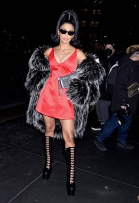 Celebs At Marc Jacobs Fashion Show - NYC Prya Shukla at the Marc Jacobs 2025 runway show at the New York Public Library on February 3, 2025 in New York city, NY, USA. Photo by MM ABACAPRESS.COM New York City United States  Copyright: xMM ABACAx
