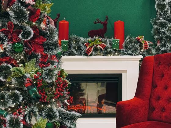Christmas, holidays and decorating, beautiful Christmas tree and decorations by decorated fireplace in rural home. Winter holidays, celebrations, and warm environment at home. , 49254606.jpg, adorned, armchair, atmosphere, beautiful, celebration, christmas, christmas tree, comfy, cosy, countryside, decor, decorated, decorating, decoration, decorative, design, england, english, family, farmhouse, feeling, festive, festivity, fireplace, gift, hearth, holiday, holidays, home, house, interior, interior design, joy, ornaments, party, present, room, rural, rustic, season, seasonal, togetherness, trimmings, warm, warmth, welcoming, winter, wintry, xmas RECORD DATE NOT STATED