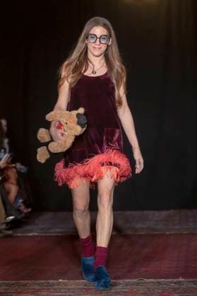 February 4, 2025, New York, United States: Dani Stahl walks the runway for the Lingua Franca fashion show during February 2025 New York Fashion Week. New York United States - ZUMAs197 20250204_aaa_s197_464 Copyright: xRonxAdarx