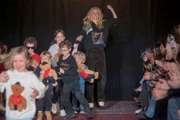 February 4, 2025, New York, United States: Rachelle Hruska walks the runway finale for the Lingua Franca fashion show during February 2025 New York Fashion Week. New York United States - ZUMAs197 20250204_aaa_s197_507 Copyright: xRonxAdarx