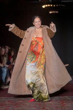 Lingua franca - Runway - New York Fashion Week Pat Cleveland walks the runway for the Lingua Franca fashion show during February 2025 New York Fashion Week in New York City, USA, on February 4, 2025. New York New York United states  Copyright: xThenews2x originalFilename: thenews2-linguafr250204_npm4l.jpg