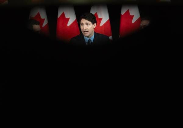 February 6, 2025, Ottawa, On, Canada: Prime Minister Justin Trudeau speaks to the Federation of Canadian MunicipalitiesöÄÃ Big City Mayors Caucus meeting on Thursday, Feb 6, 2025 in Ottawa. Ottawa Canada  - ZUMAc35_ 20250206_zaf_c35_032 Copyright: xAdrianxWyldx