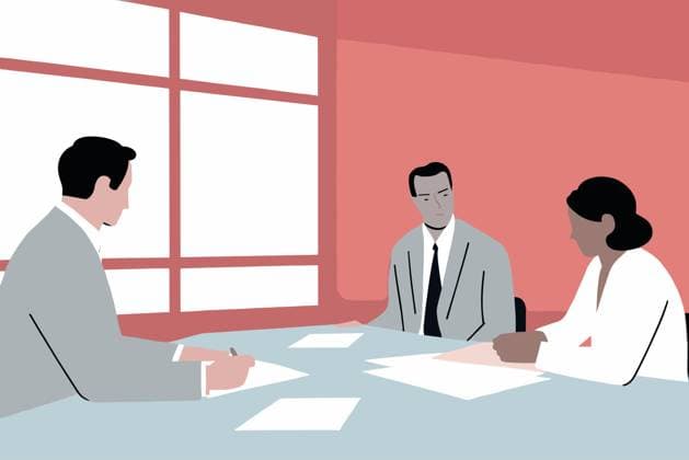 PR_ID26444_10534_BusinessIi.jpg Three professionals engage in a strategic meeting at a sleek office, outlining future projects on paperwork while sharing insights and ideas., Property released Model Released AdalbertoRodriguez_ID26444_763070_010 Copyright: xAdalbertoxRodriguezx RECORD DATE NOT STATED