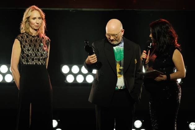 ?Impact Award - supported by Nationale Loterij: Angelo Tijssens the award ceremony of the Ensors Flemish film prizes, as part of the Ostend Film Festival (17th edition) (31 01-08 02), Friday 07 February 2025, in Oostende.  KURTxDESPLENTER 111939892