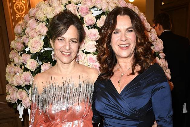 Martina Gedeck und Katarina Witt beim Semper Opernball am 07.02.2025 in Dresden Semper Opernball 2025 in Dresden *** Martina Gedeck and Katarina Witt at the Semper Opera Ball on 07 02 2025 in Dresden Semper Opera Ball 2025 in Dresden 