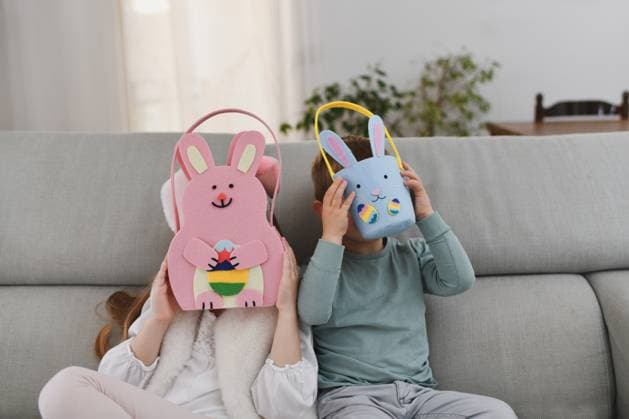 The kids with bunny ears and basket for chocolate eggs, model released, , 49769868.jpg, apartment, April, band, basket, bonbons, boy, bunny, Catholic, celebrate, child, childhood, children, chocolate, christianity, collecting, ears, easter, eggs, family, feast, festive, find, flat, funny, game, gathering, gift, girl, growth, happy, hidden, hide, house, hunt, inside, joy, kid, kids, laughs, little, Orthodox, painted, picking, play, rabbit, religion, search, smile, spring, tradition RECORD DATE NOT STATED