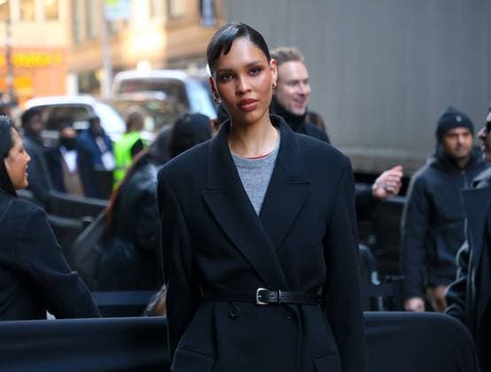 NYFW - Calvin Klein Arrivals Nara Smith attends the Calvin Klein show during the New York fashion week in Midtown, New York on February 7, 2025. Photo by Dylan Travis ABACAPRESS.COM New York City NY United Arab Emirates  Copyright: xDylanxTravis ABACAx
