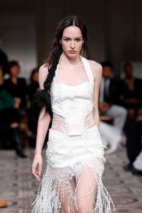 Kim Shui Ready to wear fall winter 2025 26 NEW YORK February 2025 Kim Shui Ready to wear fall winter 2025 26 NEW YORK February 2025, Credit:Zeppelin Avalon  Copyright: xZeppelinx xAvalonx 0961292878