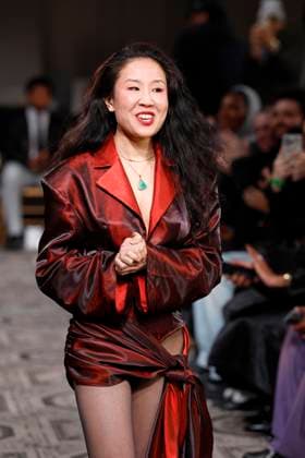 Kim Shui Ready to wear fall winter 2025 26 NEW YORK February 2025 Kim Shui Ready to wear fall winter 2025 26 NEW YORK February 2025, Credit:Zeppelin Avalon  Copyright: xZeppelinx xAvalonx 0961294647