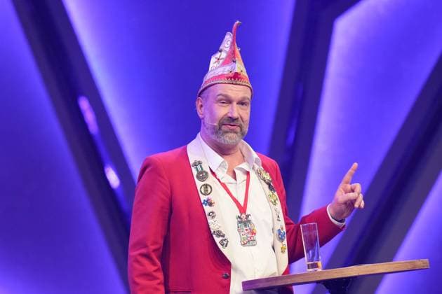 75. Verleihung des Ordens WIDER DEN TIERISCHEN ERNST in Aachen Volker Weininger als Sitzungspraesident im Portrait bei seinem Auftritt bei der 75. Verleihung des Ordens WIDER DEN TIERISCHEN ERNST im Aachener Eurogress, Aachen, 08.02.2025 Aachen NRW Deutschland