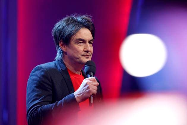 Comedian Matze Knop bei der 75. Verleihung des Ordens Wider den tierischen Ernst durch den Aachener Karnevalsverein (AKV) im Eurogress. Der Aachener Karnevalsverein will damit Persönlichkeiten ehren, die Humor und Menschlichkeit im Amt beweisen. Aachen, 08.02.2025 NRW Deutschland Copyright: xChristophxHardtx