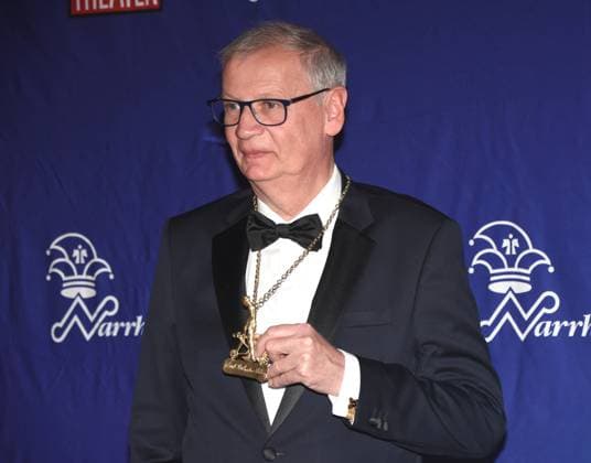 Guenther Jauch Moderator Karl Valentin Orden Preistraeger Muenchen 08.02.2025 Deutsches Theater Grosser Narrhalla Ball SoirÃ e mit Verleihung des Karl Valentin Orden an Guenther Jauch, Moderator, Journalist Produzent Muenchen