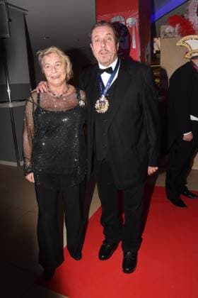 Karin Andreas Giebel Schauspieler Muenchen 08.02.2025 Deutsches Theater Grosser Narrhalla Ball SoirÃ e mit Verleihung des Karl Valentin Orden an Guenther Jauch, Moderator, Journalist Produzent Muenchen