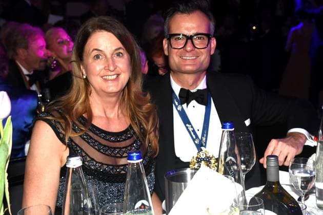 Susanne Dr Alexander Dietrich MdL Muenchen 08.02.2025 Deutsches Theater Grosser Narrhalla Ball SoirÃ e mit Verleihung des Karl Valentin Orden an Guenther Jauch, Moderator, Journalist Produzent Muenchen
