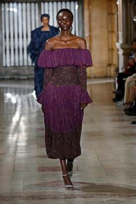 Prabal Gurung Ready to wear fall winter 2025 26 NEW YORK February 2025 Prabal Gurung Ready to wear fall winter 2025 26 NEW YORK February 2025, Credit:Zeppelin Avalon  Copyright: xZeppelinx xAvalonx 0961606143