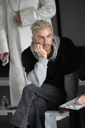 February 7, 2025, New York, New York, USA: CHRISTIAN COWAN attends the Christian Cowan FW25 Runway Show during New York Fashion Week,.The Glasshouse, NYC.February 7, 2025 . New York USA - ZUMAan F 20250207_faf_ms4_092 Copyright: xSoniaxMoskowitzxGordonx
